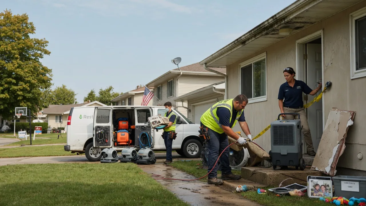 Water Damage Restoration in Linden, WI near me